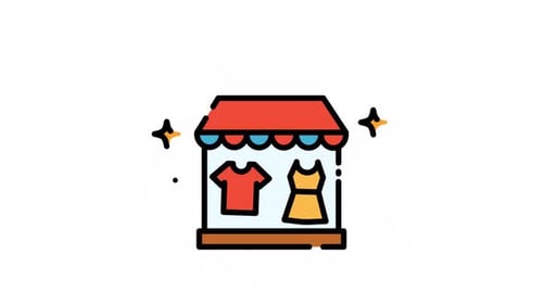 Clothing Stores Animated Icon