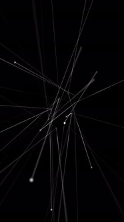 Minimalist Lines Black Abstract Background