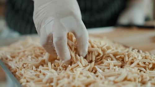 Hand Cutted Slivered Almonds, Rack Full of Almond Slives, High Quality Blanched Almond Sticks