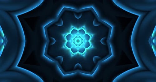 Seamless Bright Kaleidoscope Background