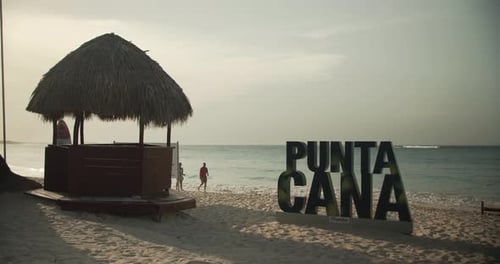 Punta Cana Welcome Sign Beach Resort