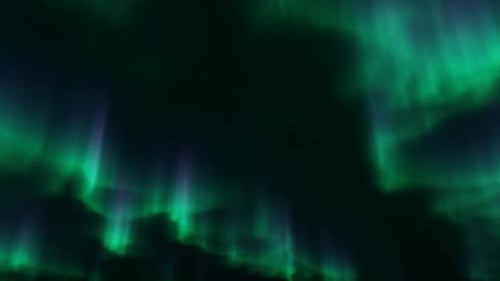 Erleben Sie das faszinierende Animationsvideo „Green Northern Lights“, das die Schönheit und