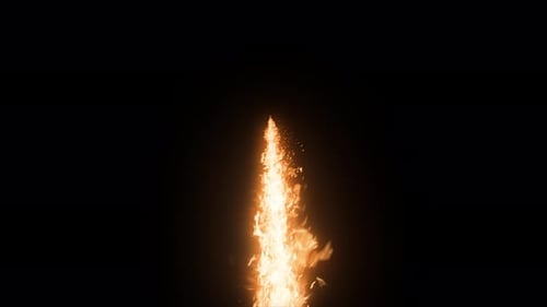 Trail of Fire. Burning Line. Fire Line