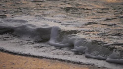 Meereswellen am Strand