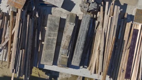 Aerial Video of MultiFloor Building Frame Under Clear Sky