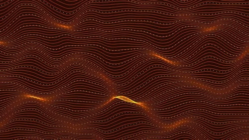 Abstract dynamic particle wave of lines. Futuristic glowing particle lines digital background Vd 119