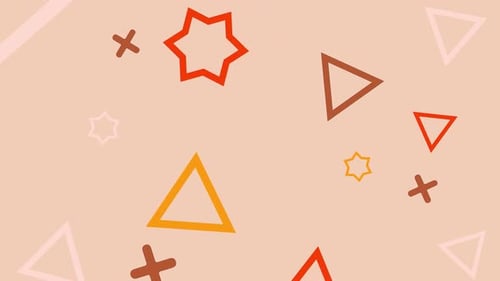 Abstract Geometric Shapes Seamless Loop Background Animation