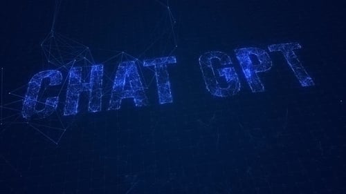 Chat Gpt Plexus line Animation Background