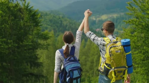 Enjoy the Hike in the Highlands Clear Summer Day