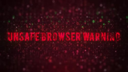 Unsafe Browser Warning Trendy Words In Technology