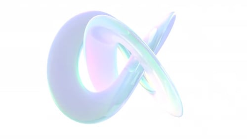 Holographic Knot Vrages on a Transparent Background Intro Able to Loop Seamless