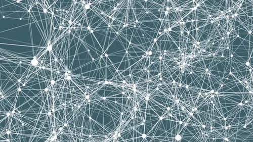 Abstract Digital Plexus Network Connections Background Animation