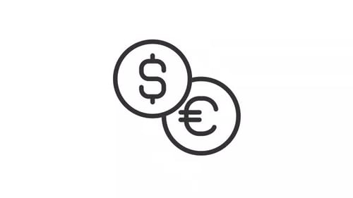 Animated Exchange Linear Icon