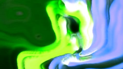 Wunderschöne leuchtende Ströme bunter Energien