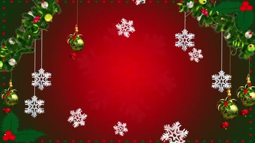 Christmas Snowflake Background