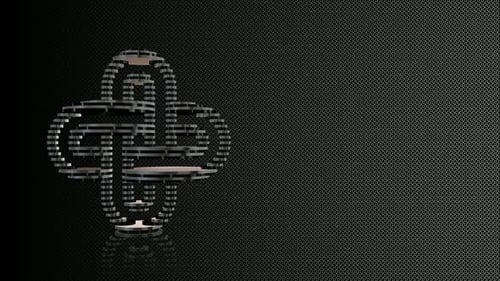 Dynamic Abstract 3D Geometric Shape Morphing Animation