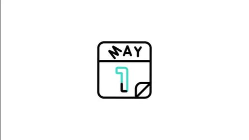 Labour Day Animated Icon