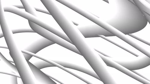 Ondas abstractas, rayas, líneas curvas, patrón de forma, textura perfecta, fondo futurista, vídeo 3D 4k