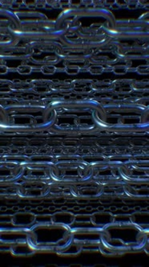 Hintergrund mit metallischen Ketten