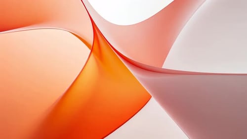 Elegant Abstract Wavy Shapes Flowing Motion Background