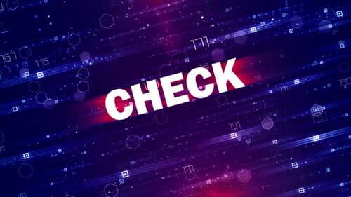 Futuristic Digital Data Text Reveal Animation