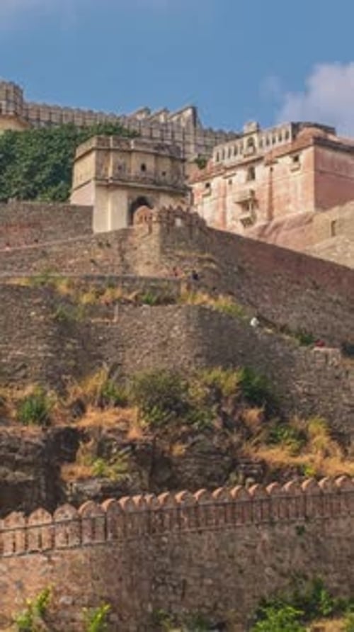 Timelapse du fort de Kumbhalgarh, Inde