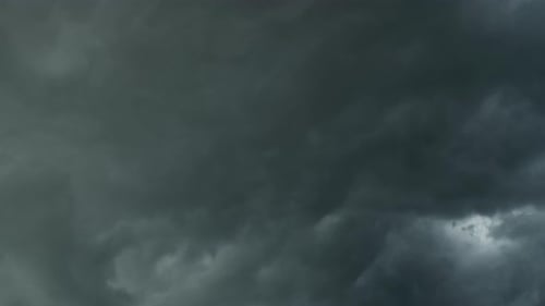 Dark Storm Clouds Moving Across the Sky