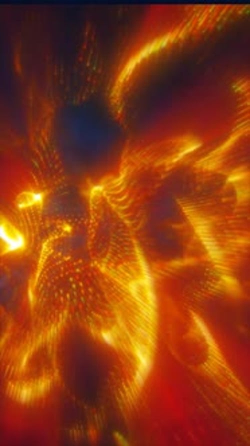 Vibrant Abstract Fluid Glow Vertical Background