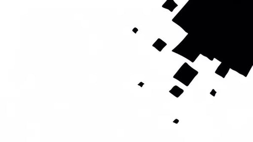 Abstract Block Screen Reveal Transition