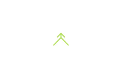 Minimalist Green Upward Arrow Line Animation