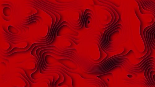 Red Paper Cut Background