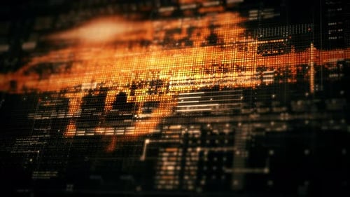 Immersive Datenmatrix-Anzeige, dynamische Informationsnetzsimulation 13