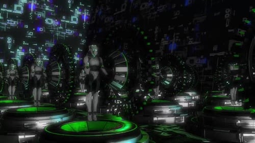 AI Robot Army Künstliche Intelligenz ersetzt Menschen