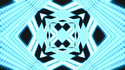 Abstract blue black kaleidoscope pattern design art symmetry geometric shapes digital artwork fracta