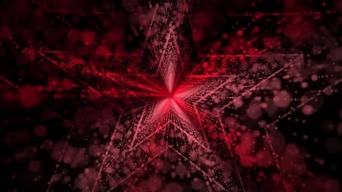 Particles Stars Tunnel Loop
