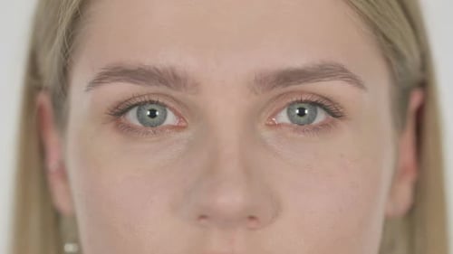 Close Up View of a Woman's Eyes
