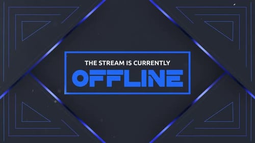 Social Media Outro Stream Offline_Blue Theme