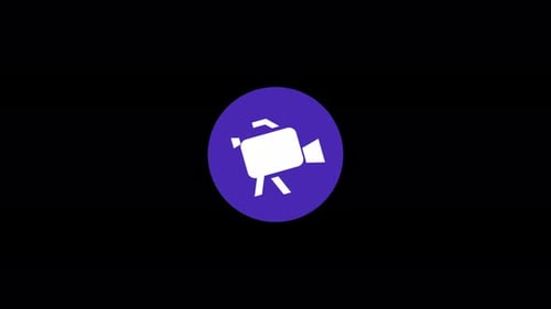 Camera Icon Animation – Minimal Flat Style