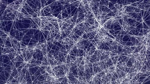 Abstract Digital Plexus Network Animation