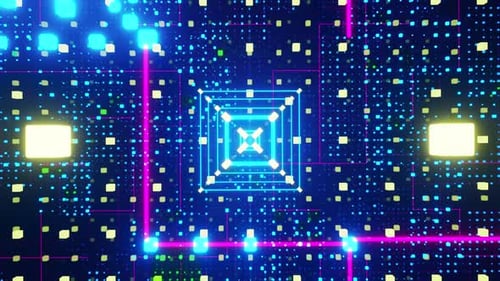 Digitaler Pixelverlauf 02 4K