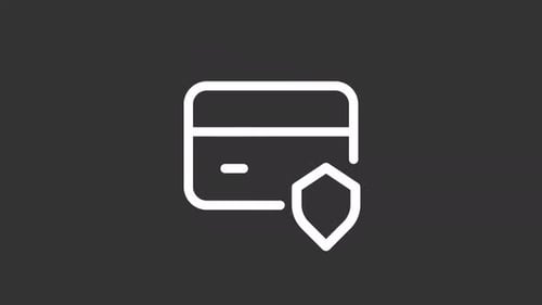 Animated Security White Line Ui Icon