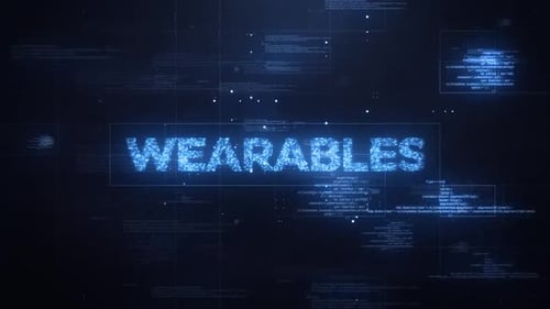 Futuristic Digital Code Glitch Reveal Title