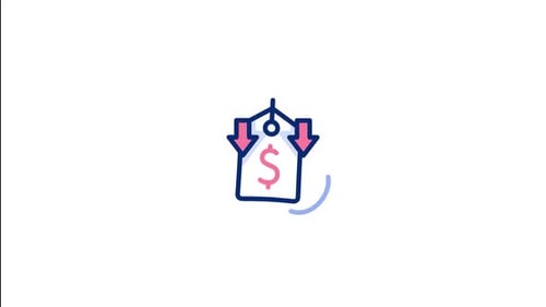 Price Down Animated Icon