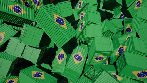 Brazil Containers Falling