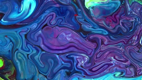 Abstract Flowing Paint Background with Dynamic Swirls