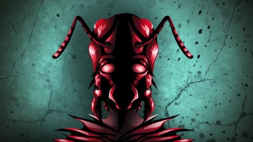 man transforming into insect hybrid ant cockroach during dark metamorphosis