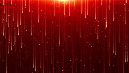 Abstract Red Digital Particle Background Loop V2
