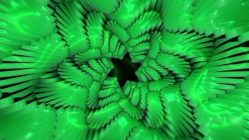 Green Bright Abstraction