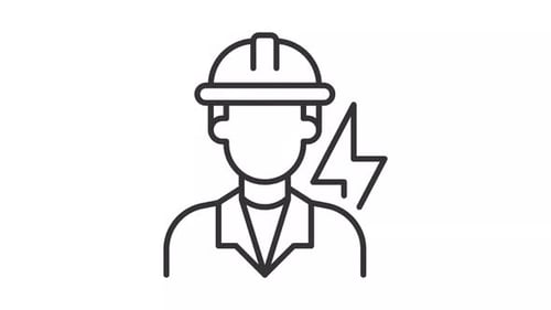 Electrician line animation