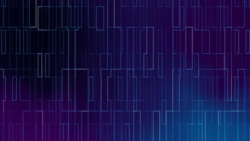 Futuristic Digital Grid Lines Loop Background